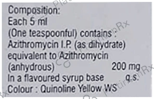Zithrocin 200/5ml Syrup 15ml