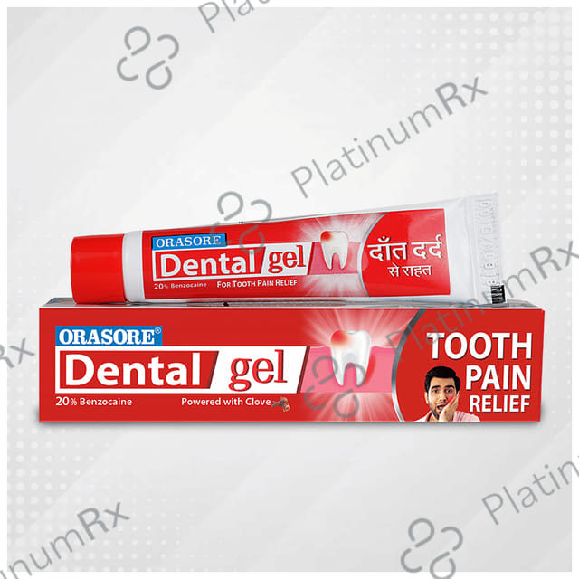 Orasore 20% Dental Gel 10gm