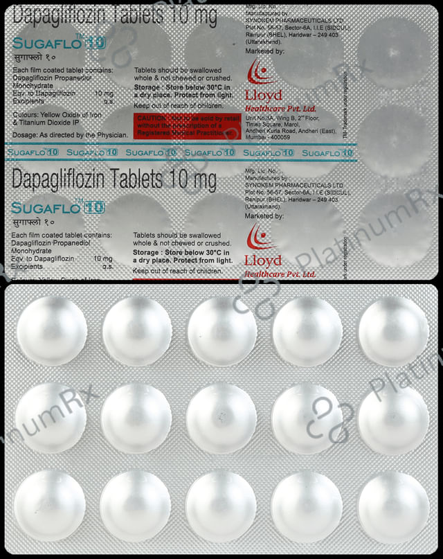 Sugaflo 10mg Tablet 15s