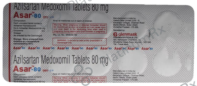Asar 80mg Tablet 10s