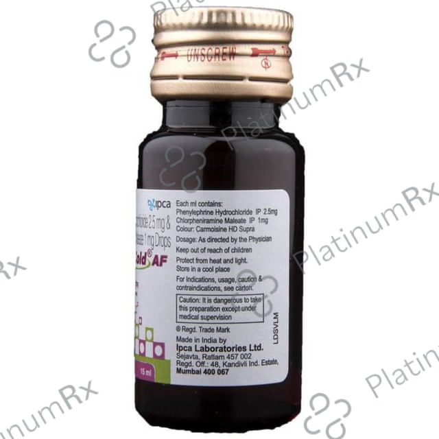 Solvin Cold AF 1/2.5mg Oral Drops 15ml