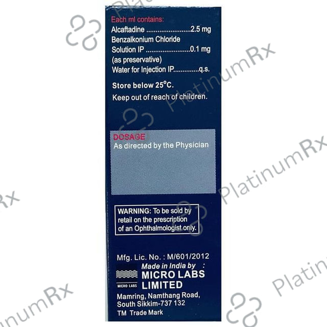 Alcaft 2.5mg Eye Drop 5ml