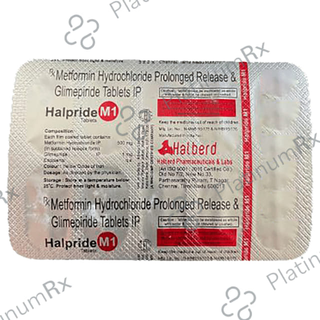 Halpride M 1 Tablet PR