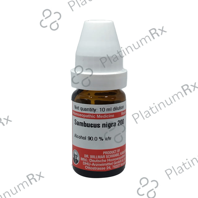 Dr Willmar Schwabe Germany Sambucus Nigra Dilution 200