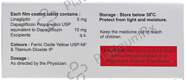 Linamac D 10/5mg Tablet 10s