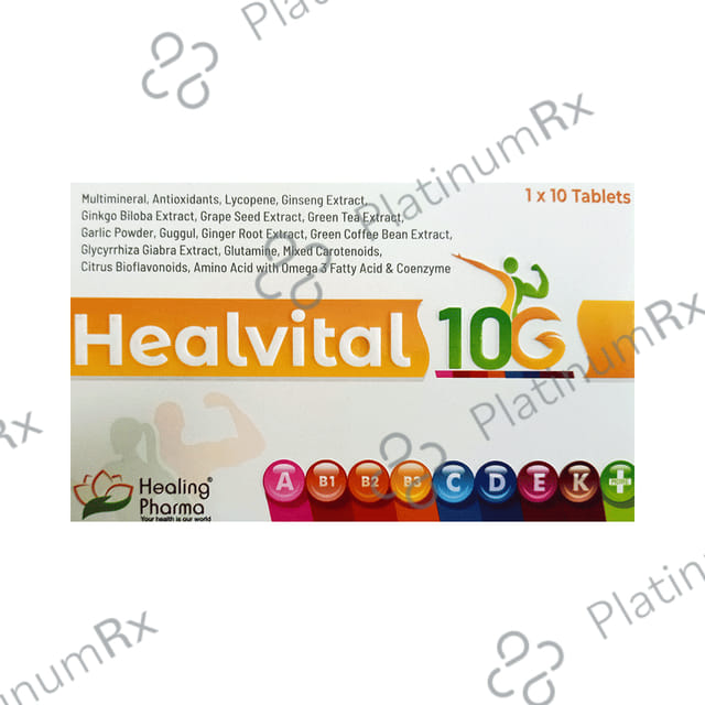Healing Pharma Healvital 10G Tablet 10s