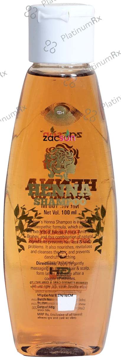 Zacson Henna Shampoo 100 ml