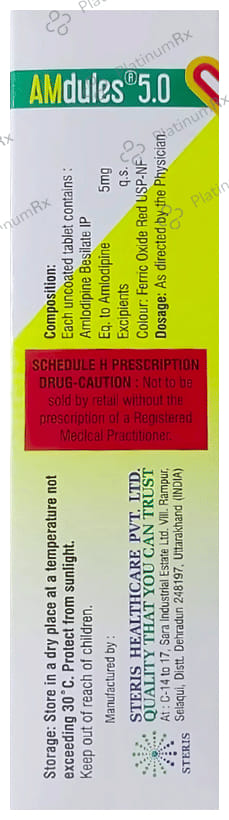Amdules 5mg Tablet 30s