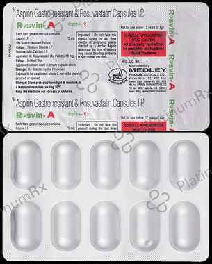 Rosvin A 10/75mg Capsule 10s