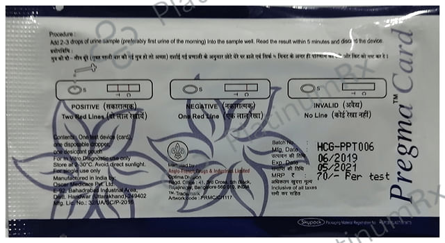 Pregma Pregnancy Test Card