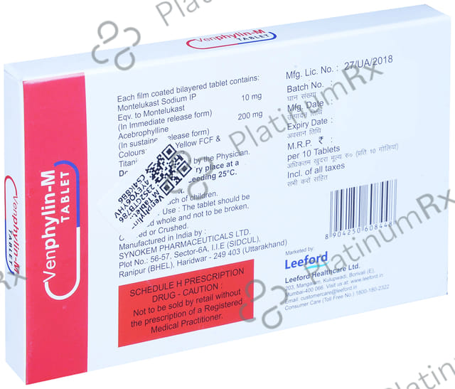 Venphylin M SR Tablet 10s