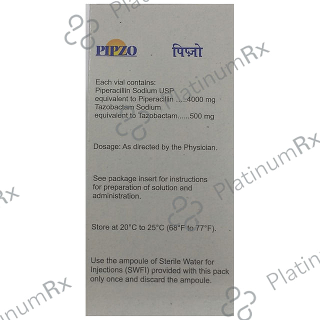 Pipzo 4000/500mg Injection 1s
