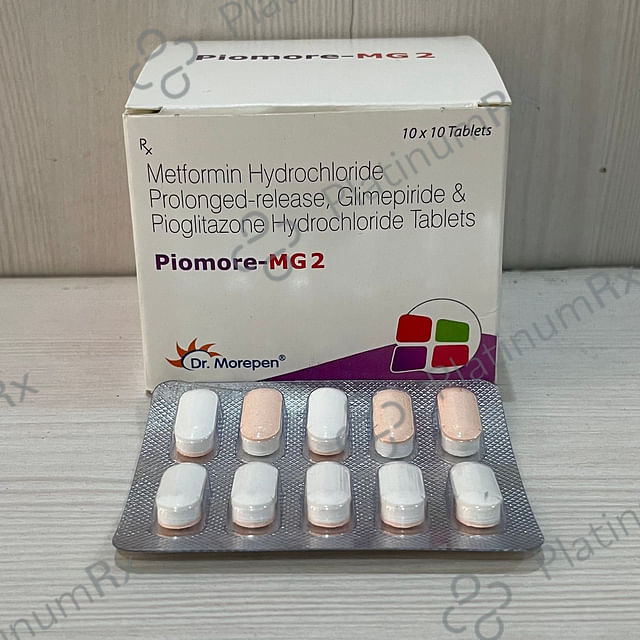 Piomore MG 2/500/15mg Tablet PR 10s