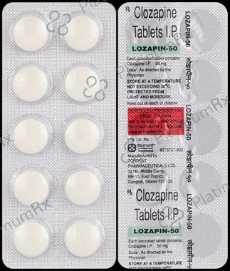 Lozapin 50mg Tablet 10s