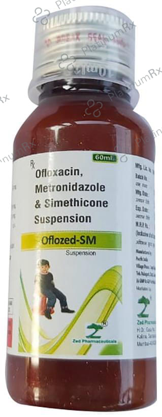 Oflozed-SM Oral Suspension