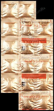 Pulmocef CV 250/62.50mg Tablet 10s