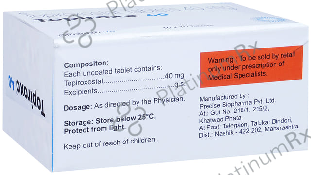 Topiroxo 40mg Tablet 10s