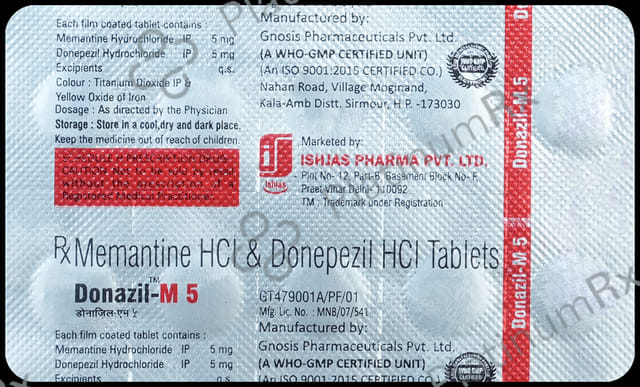Donazil M 5mg/5mg Tablet