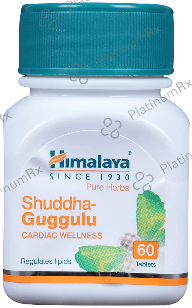 Himalaya Wellness Pure Herbs Shuddha Guggulu Cardiac Wellness Tablet 60s