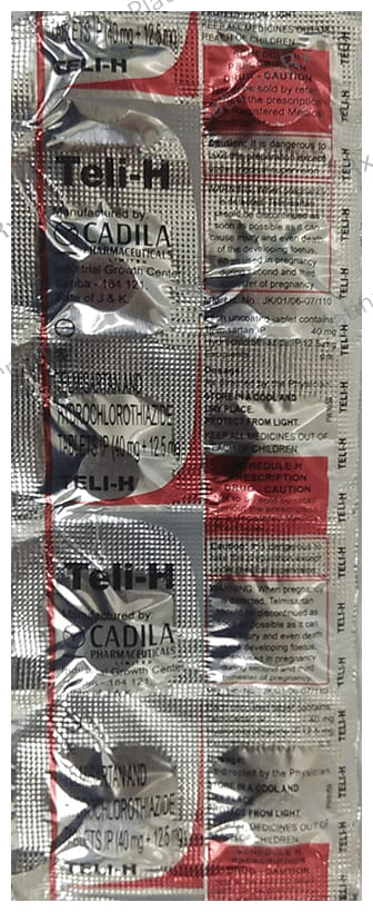 Teli H 12.5/40mg Tablet 10s