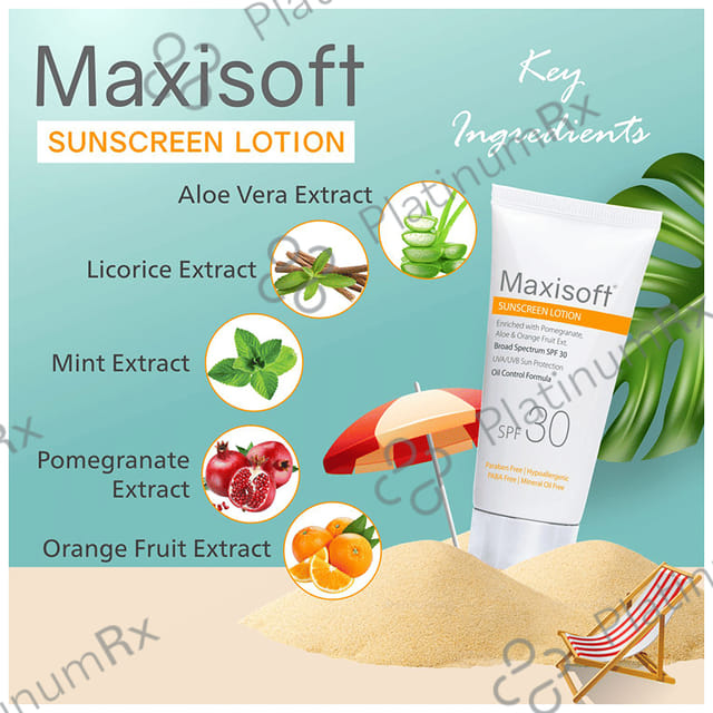 Maxisoft Sunscreen SPF 30 Lotion 50ml