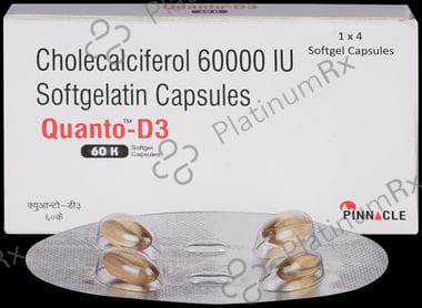 Quanto D3 60K Softgel Capsule 4s