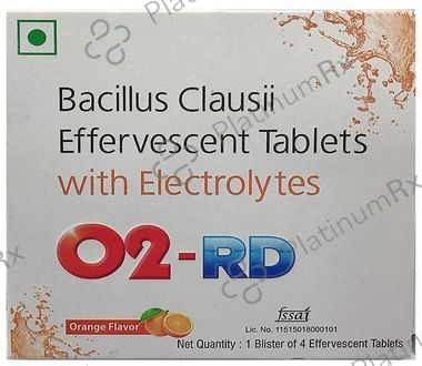 O2-RD Orange Effervescent Tablet