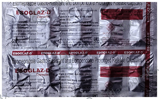 Esoglaz D 30/40mg Capsule SR 10s