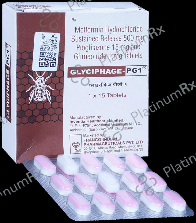 Glyciphage PG 1mg Tablet SR 15s