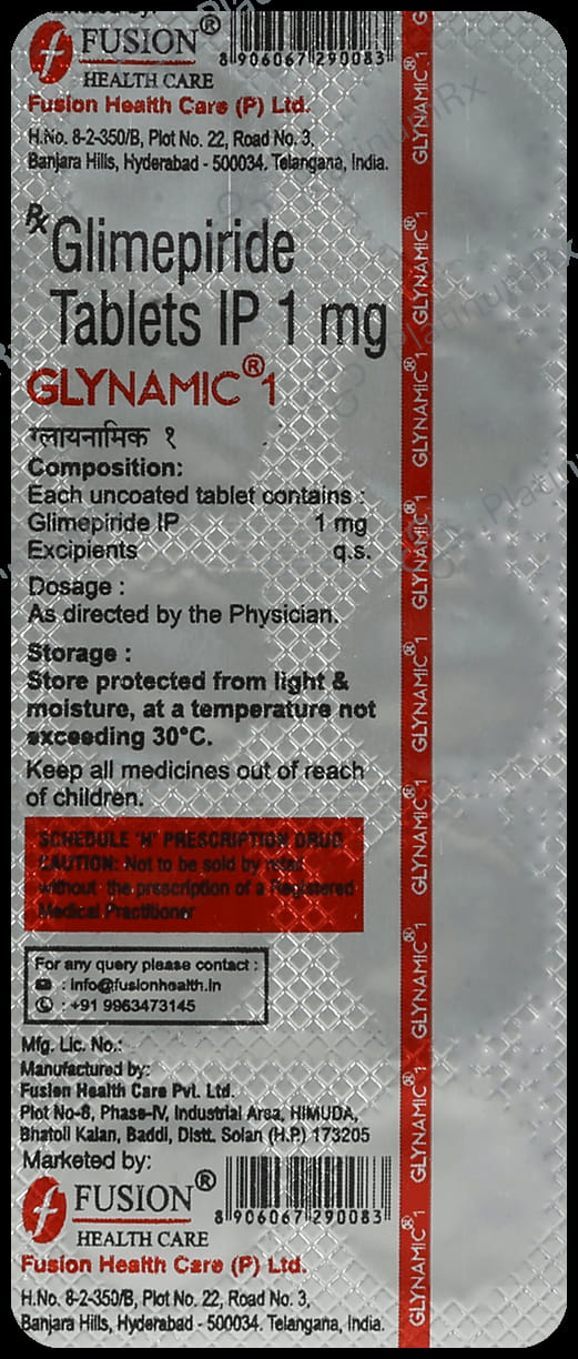 Glynamic 1mg Tablet 10s