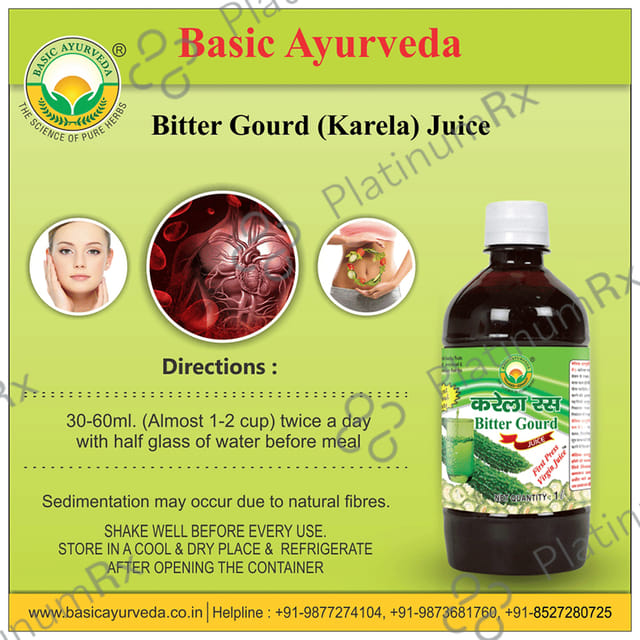 Basic Ayurveda Bitter Gourd Juice 1000 ml