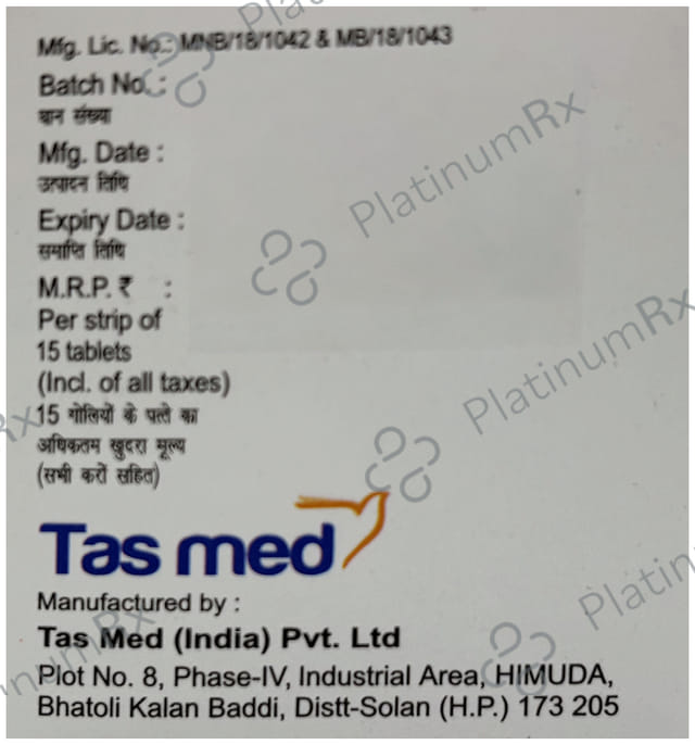 Torsitas Plus 50/20mg Tablet 15s
