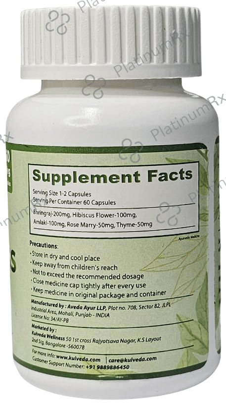 Kulveda Hair Bliss Veg Capsule