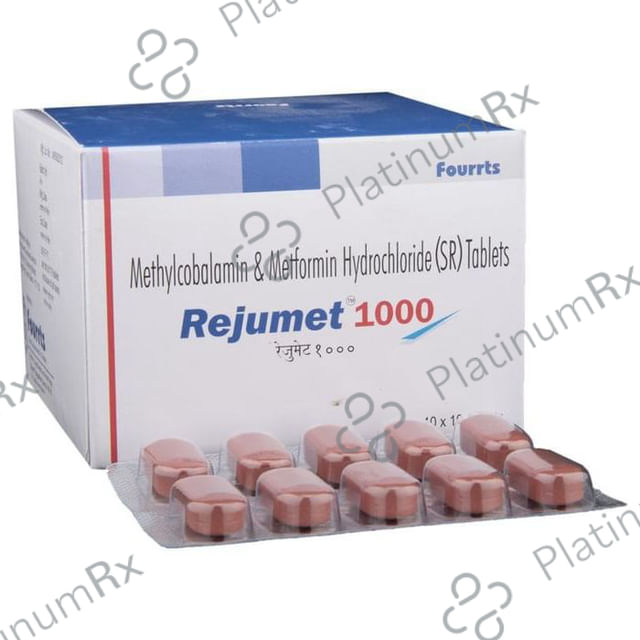 Rejumet 1000mg Tablet SR 10s