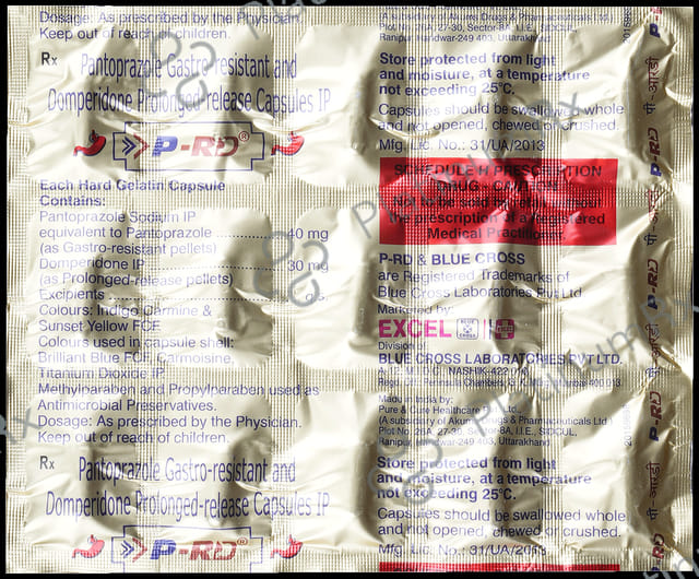 P RD 30/40mg Capsule PR 15s