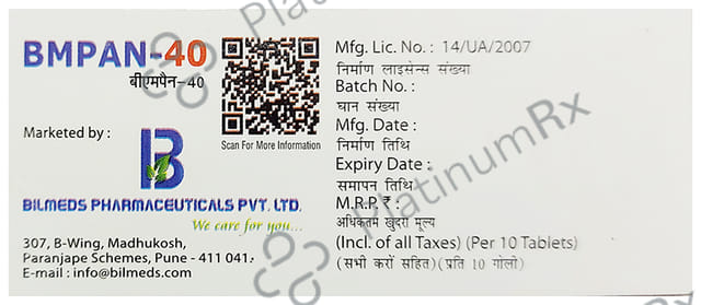 Bmpan 40 Tablet