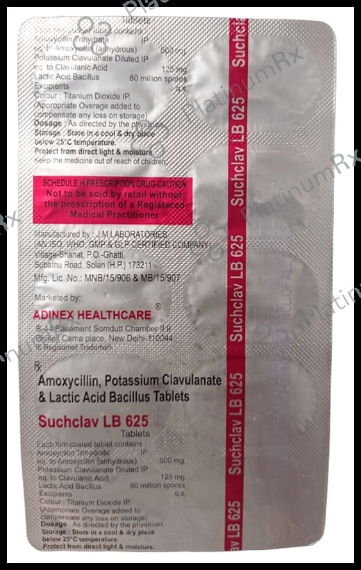 Suchclav LB Tablet 10s