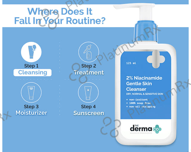 The Derma Co 2% Niacinamide Gentle Skin Cleanser