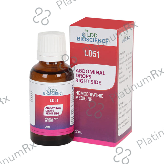 LDD Bioscience LD 51 Abdominal Drops Right Side