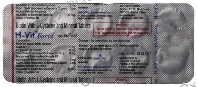 H Vit Forte Tablet 10s