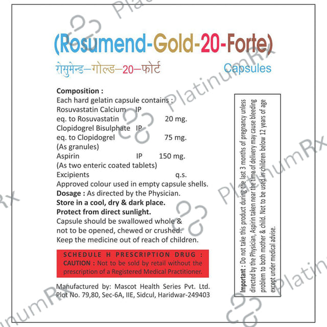 Rosumend-Gold 20 Forte Capsule