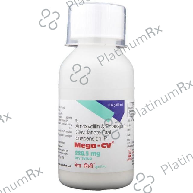 Mega CV 228.5mg Dry Syrup 60ml