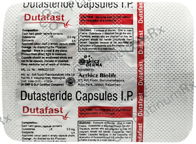 Dutafast 0.5mg Capsule