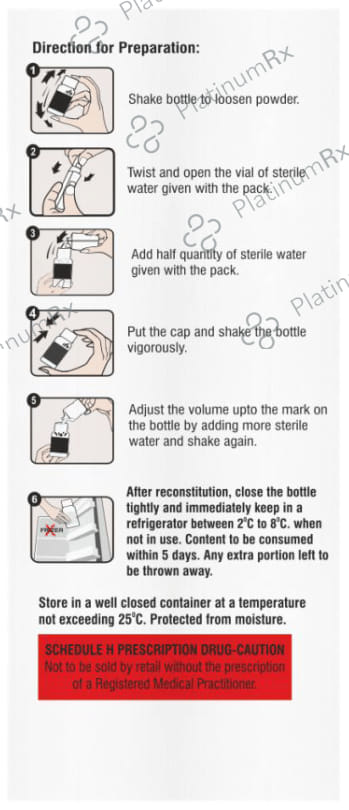 Cefurovil 125 Dry Syrup Pineapple with Mint