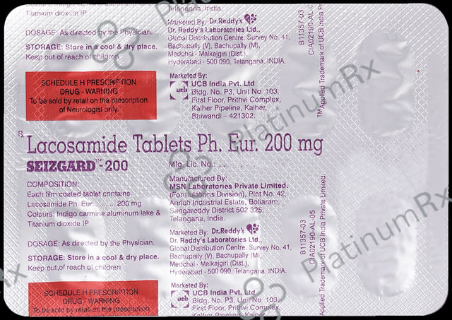 Seizgard 200mg Tablet