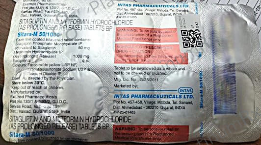 Sitara M 50/1000mg Tablet PR 10s
