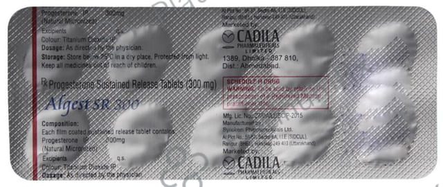 Algest SR 300mg Tablet 10s