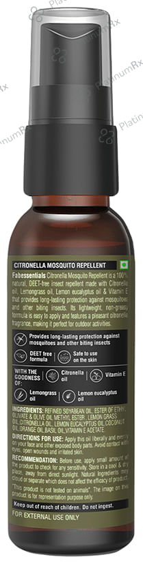 Fabindia Fabessentials Citronella Mosquito Repellent 50 ml