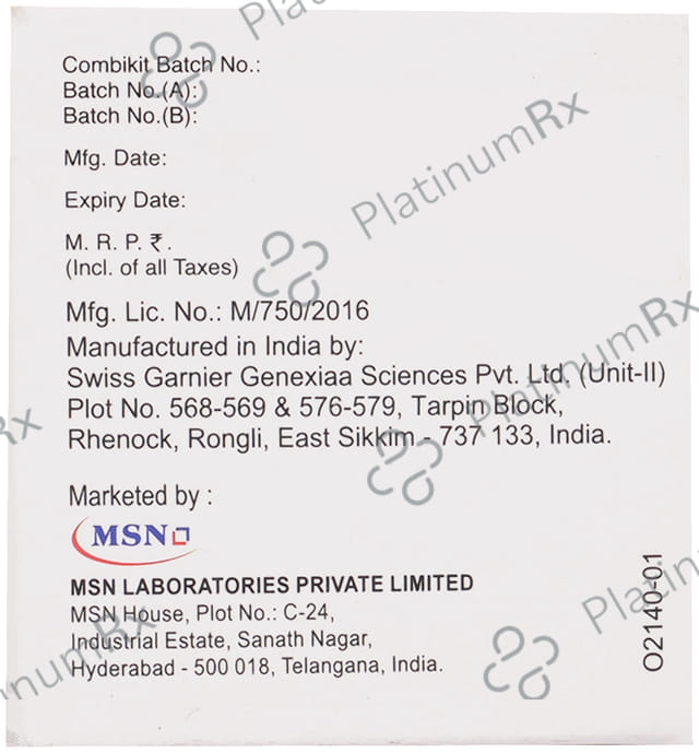 Epnone T 10/25mg Tablet Combikit 20s