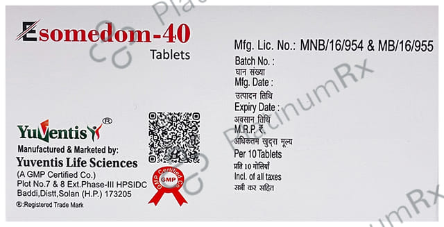Esomedom 40mg Tablet 10s